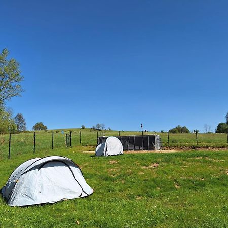 Camping, Zabierz Wlasny Namiot Kameralne Pole Namiotowe Z Basenem Kinem Plenerowym Miejscem Na Ognisko I Placem Zabaw Zywe Zwierzeta Agroturystyka Giebultow  ภายนอก รูปภาพ